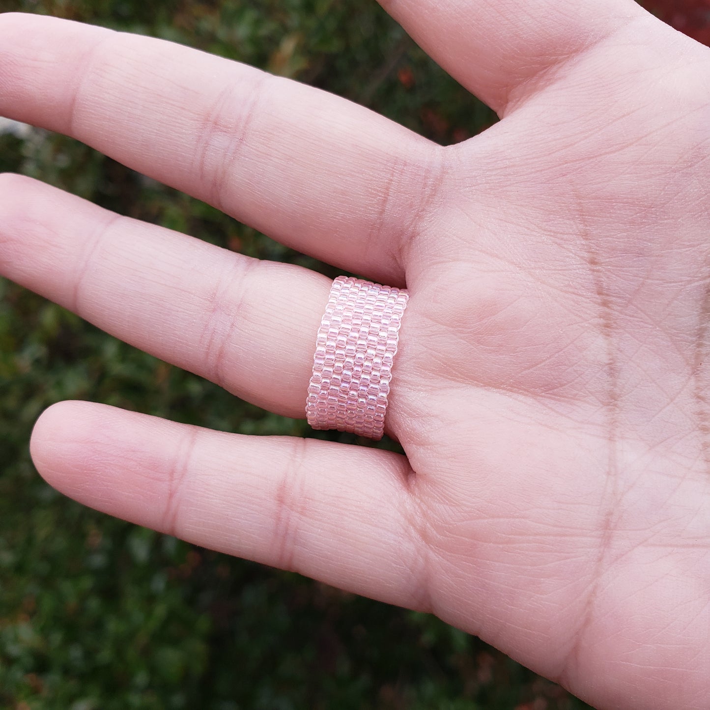 Pale Pink Bubble Ring