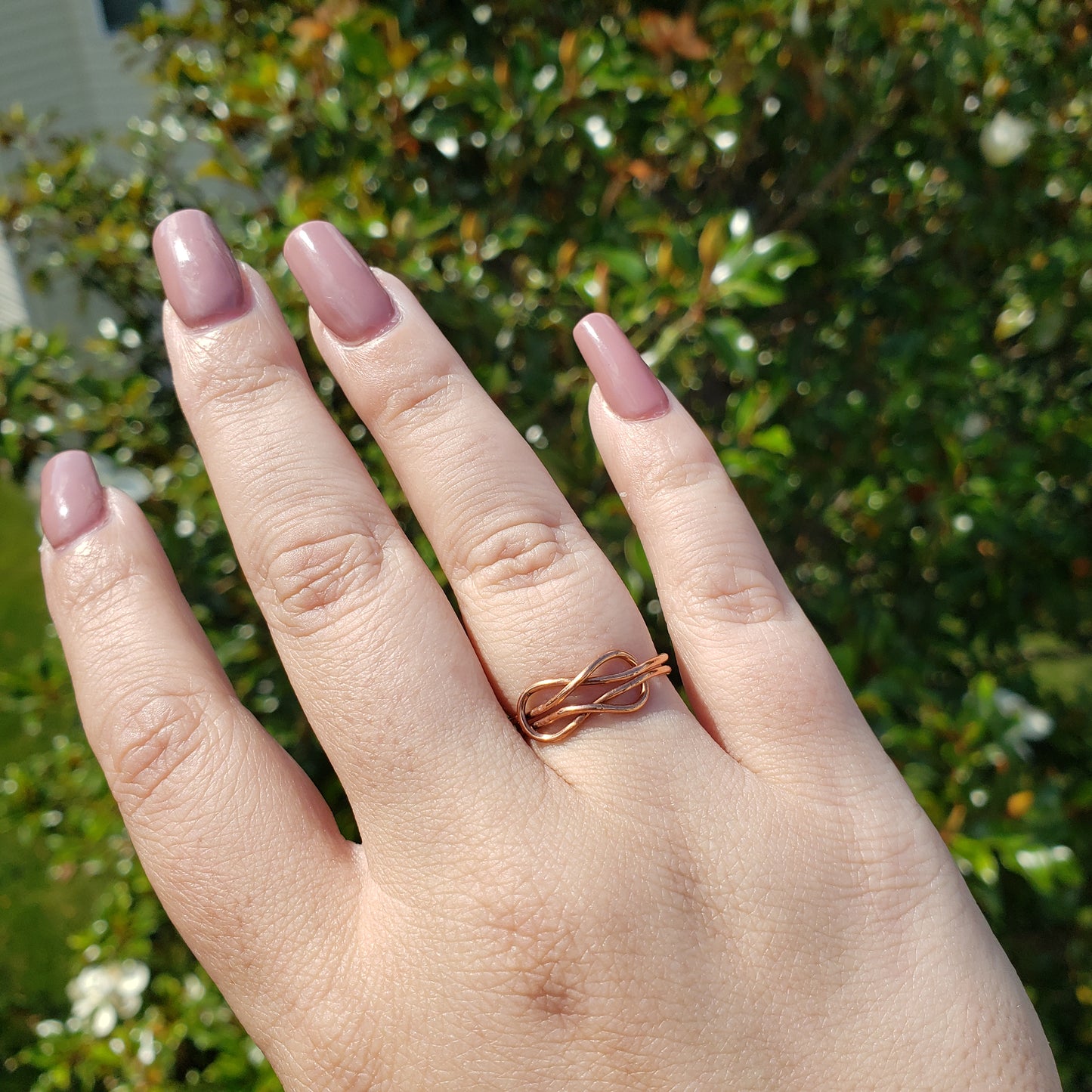 Love Knot Copper Ring