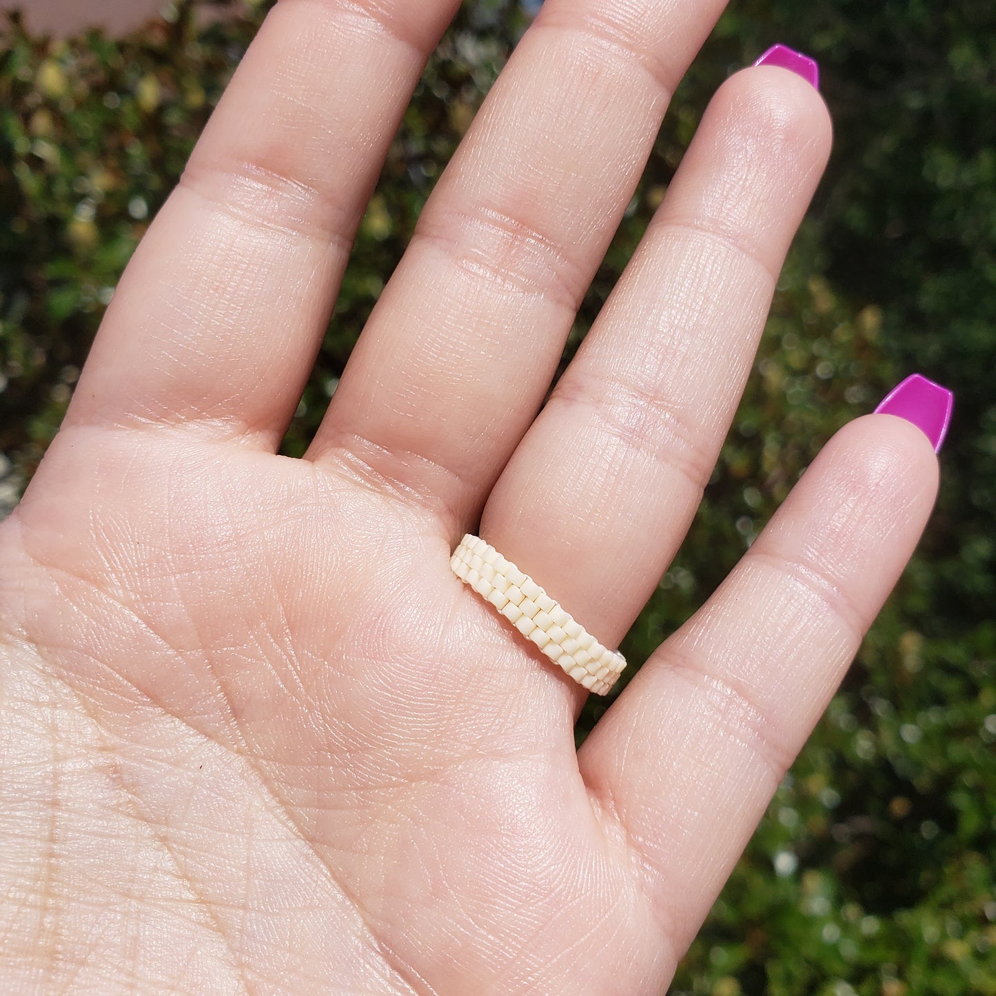 Beige Arabesque Ring