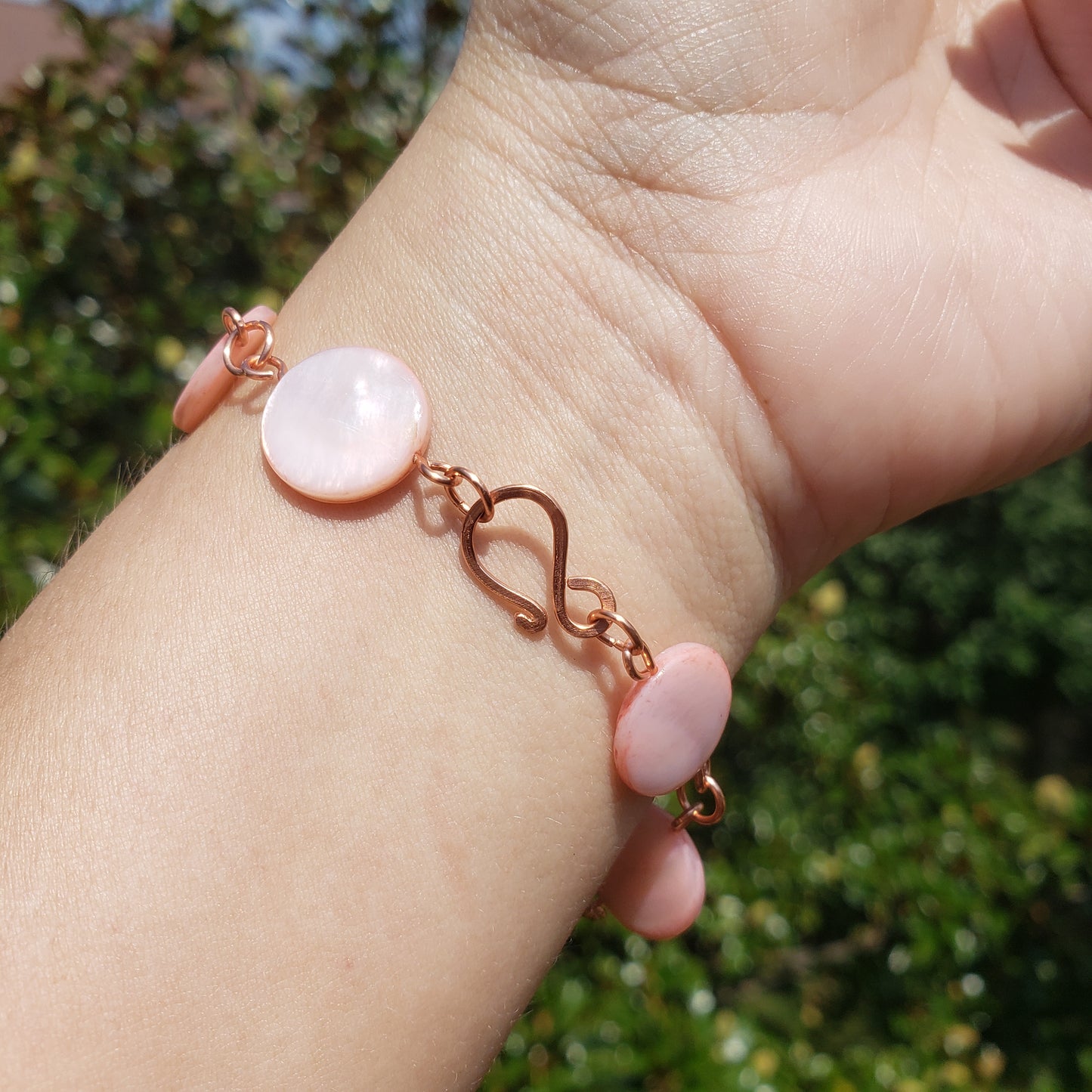 Pink Shell Bracelet