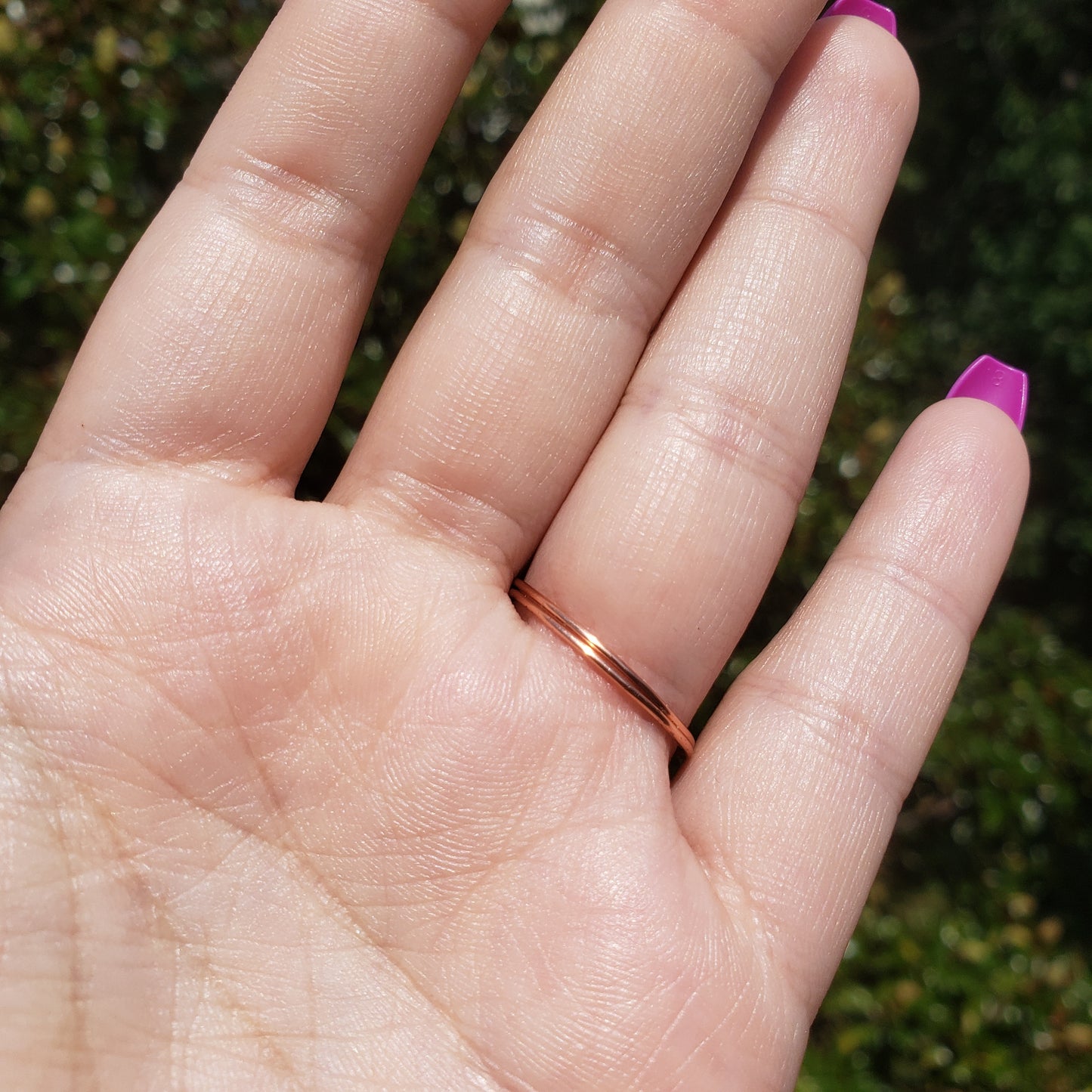 Fluorite Herringbone Ring