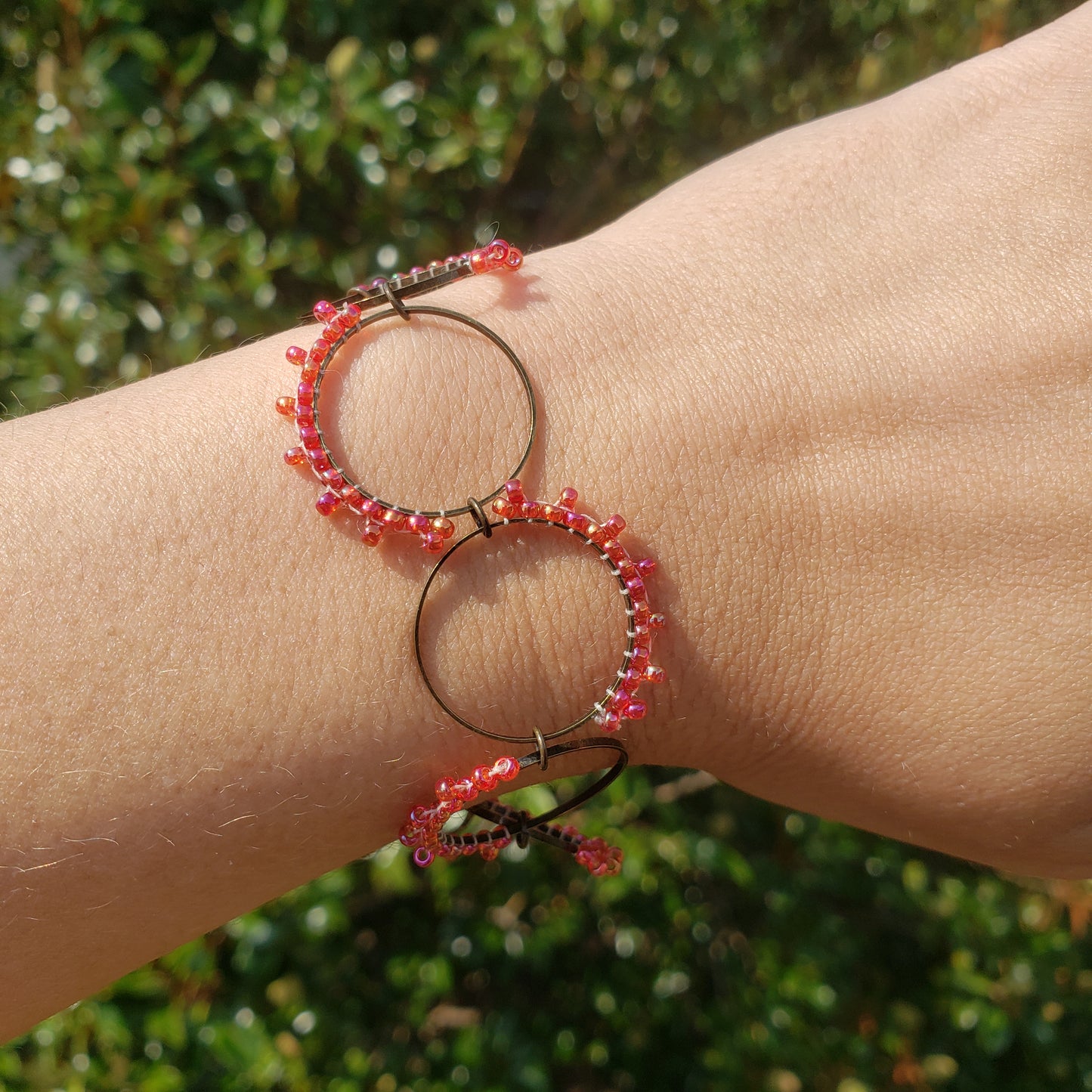 Lacy Circle Hoop Bracelet