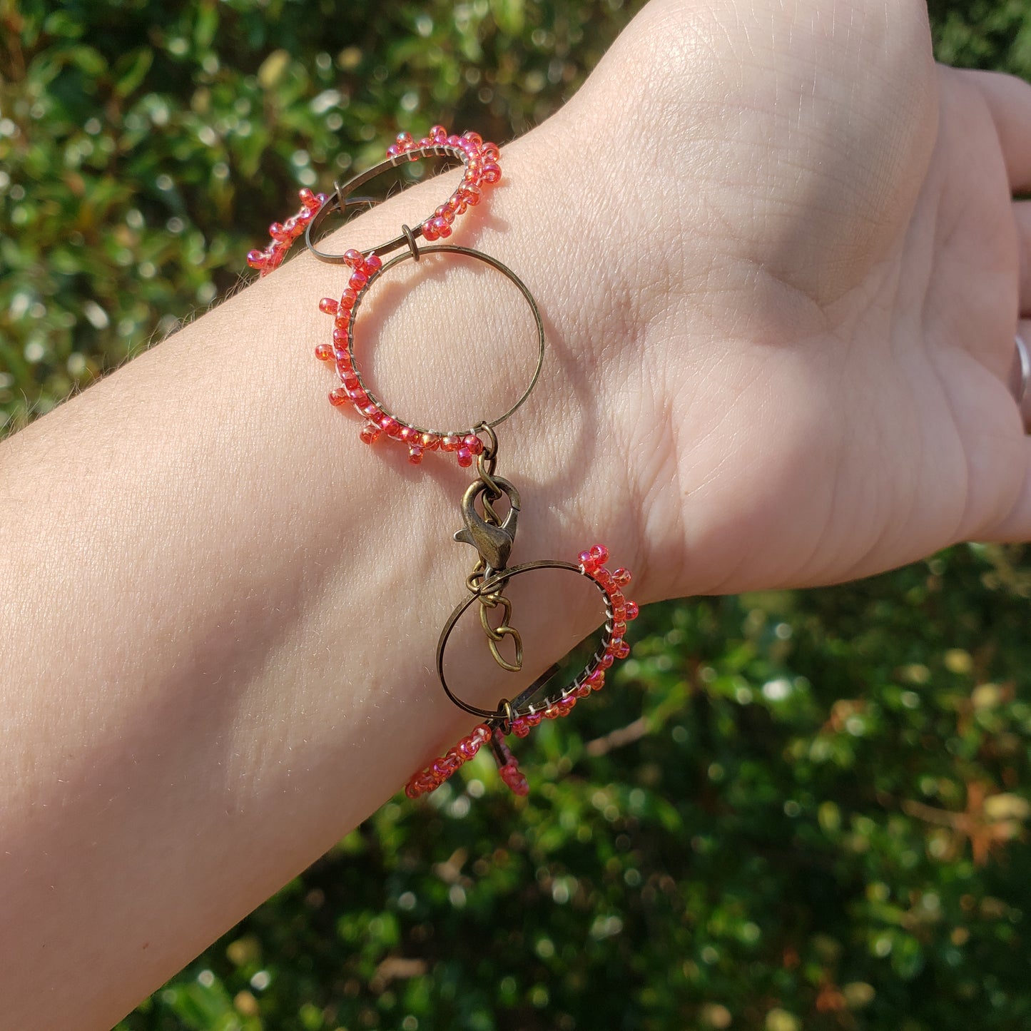 Lacy Circle Hoop Bracelet