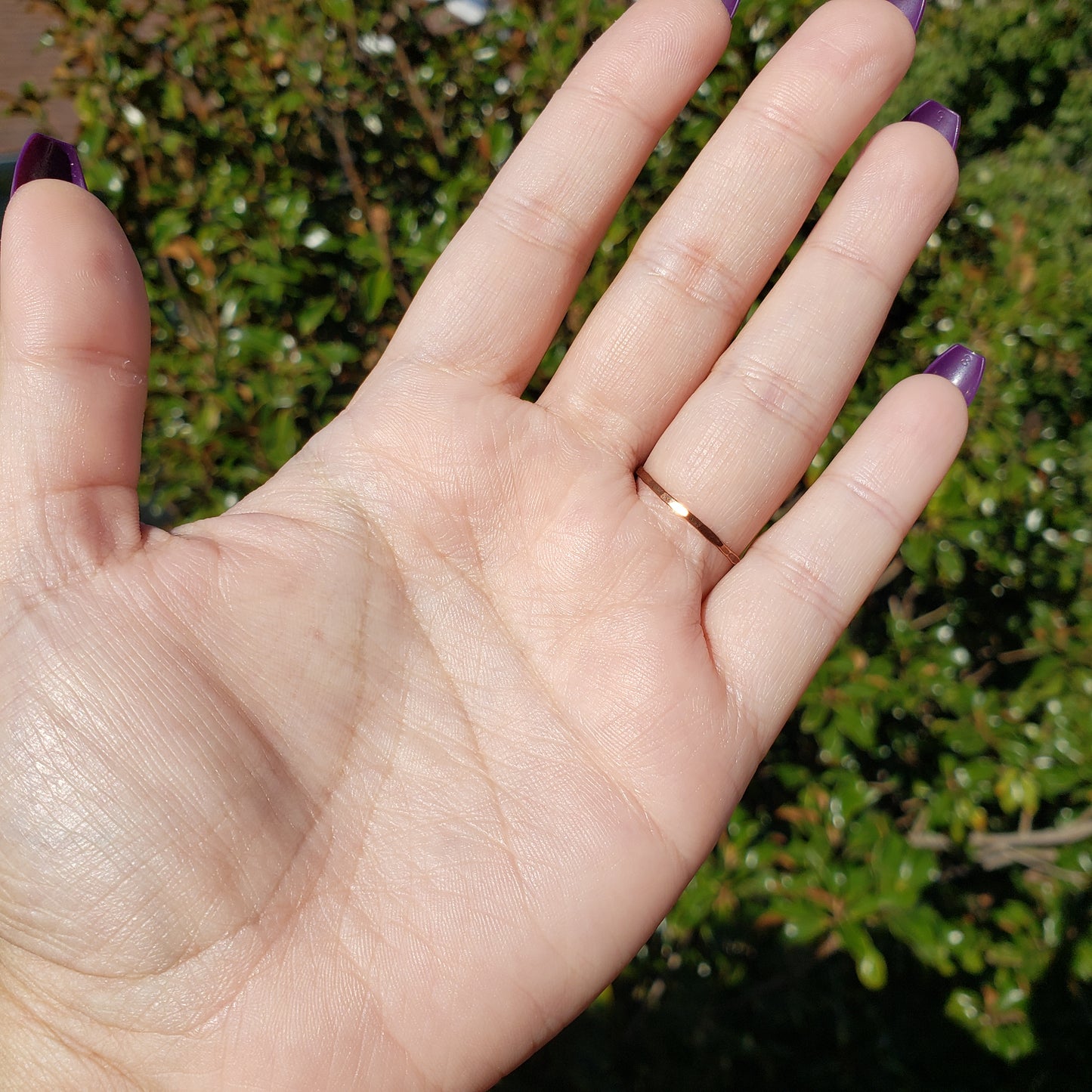 Copper Flower Ring