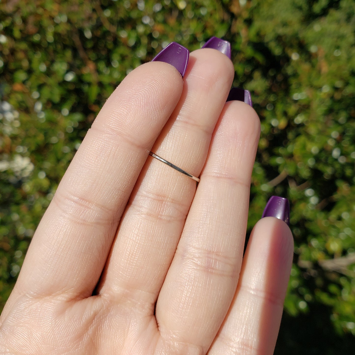 Small Silver Swirl Ring