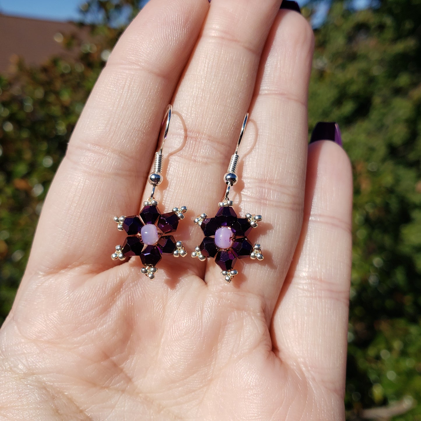 Crystal Star Earrings