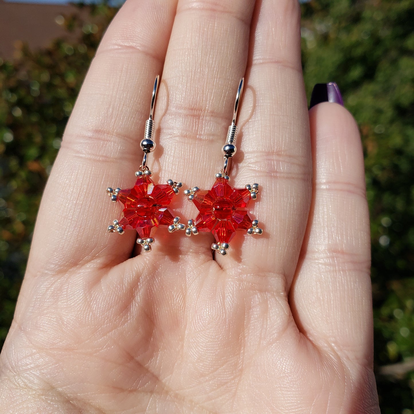 Crystal Star Earrings