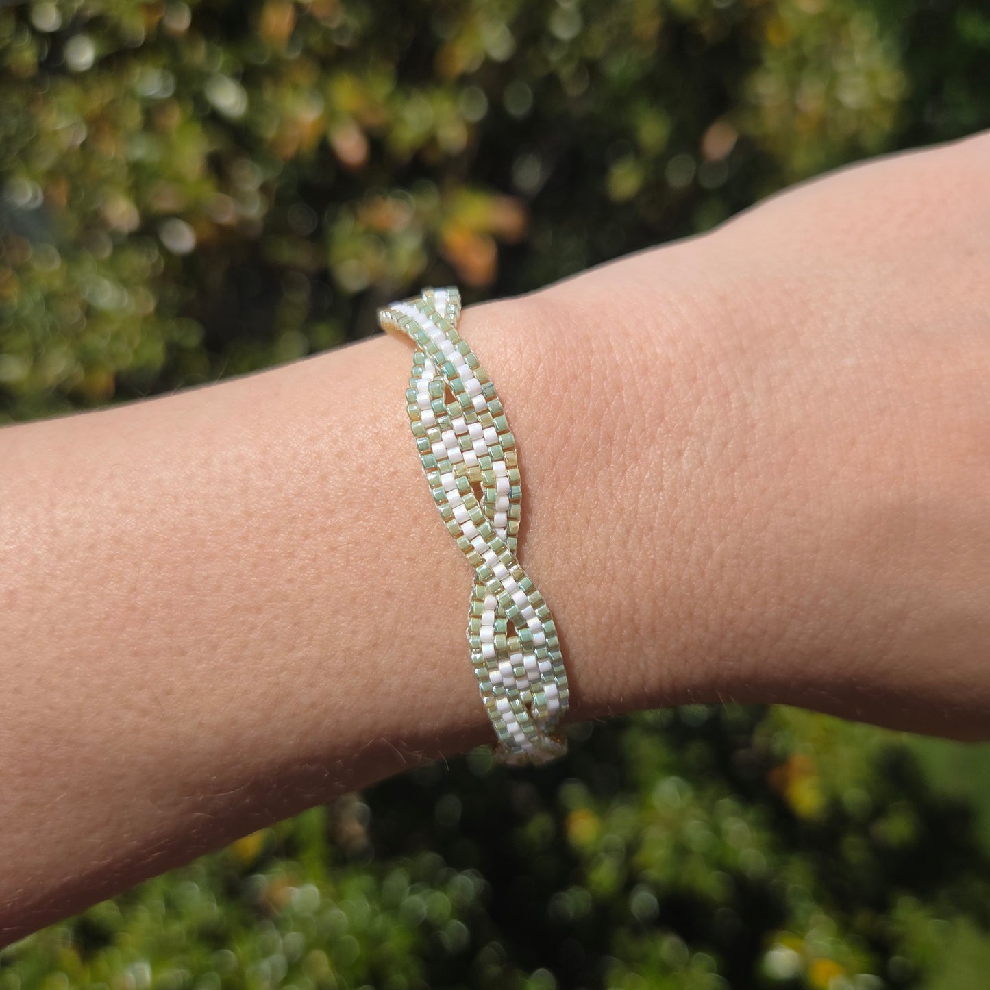 Green Crossover Bracelet