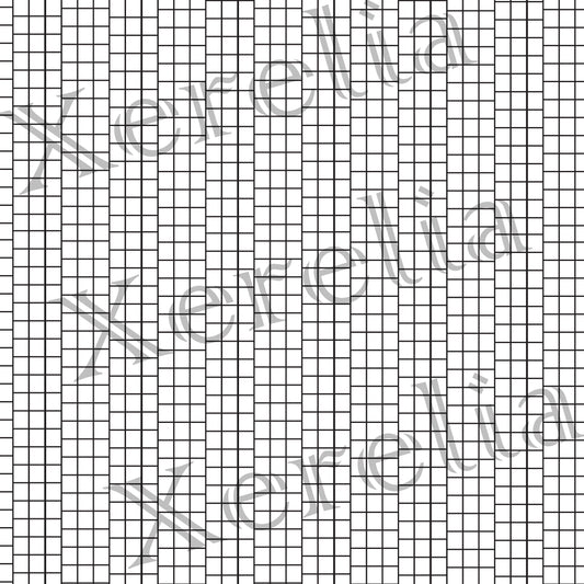 PDF 3 Drop Peyote Stitch Blank Grid