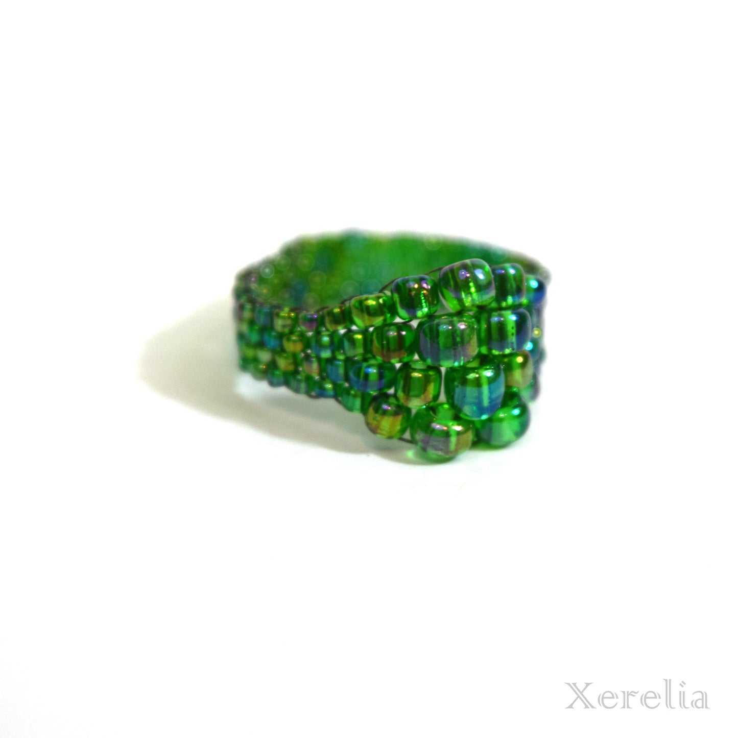 Christmas Green Bubble Ring