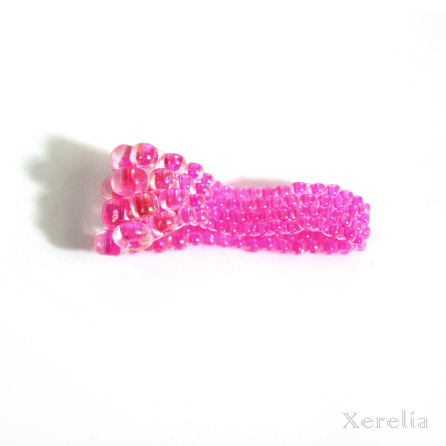 Bright Pink Bubble Ring