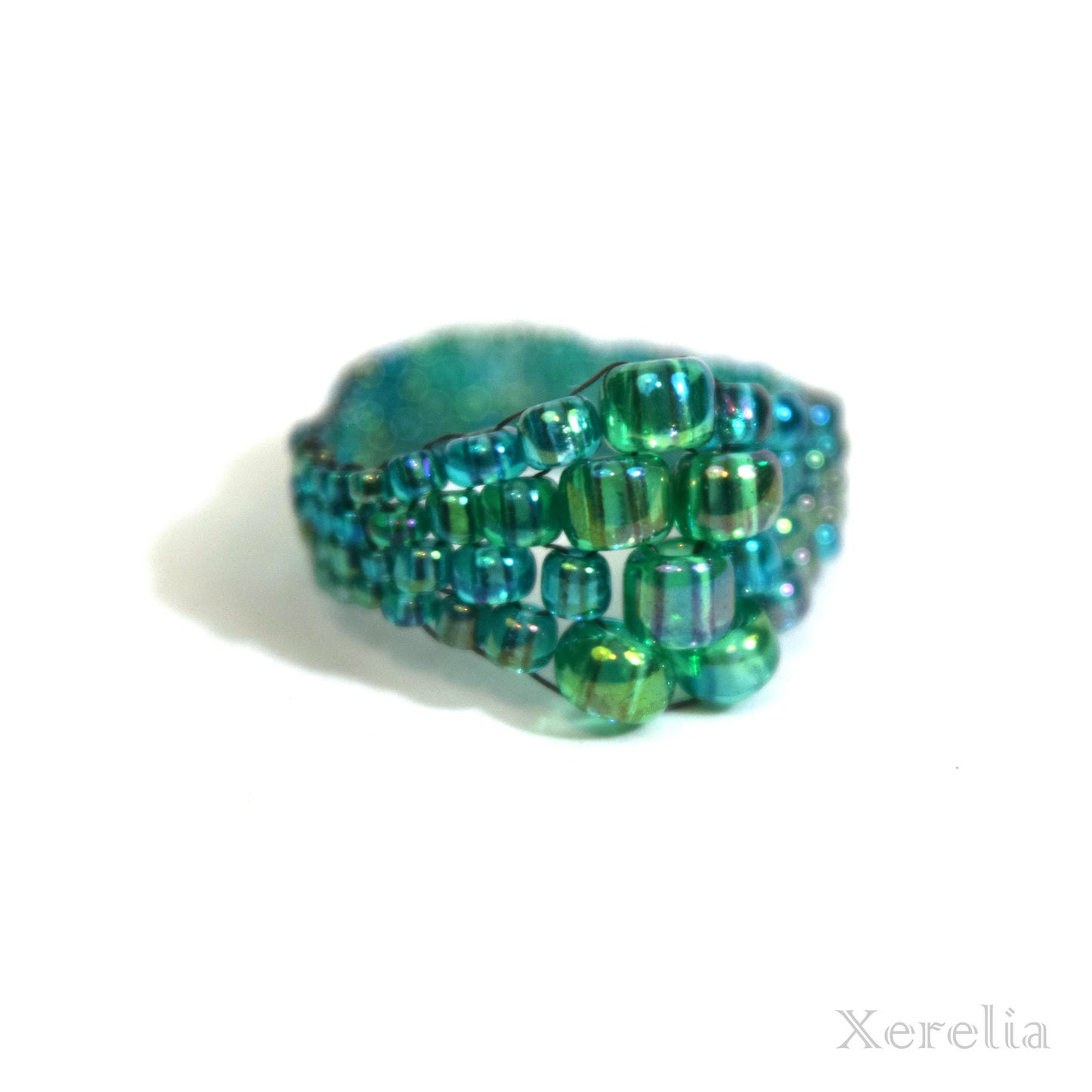 Sea Green Bubble Ring