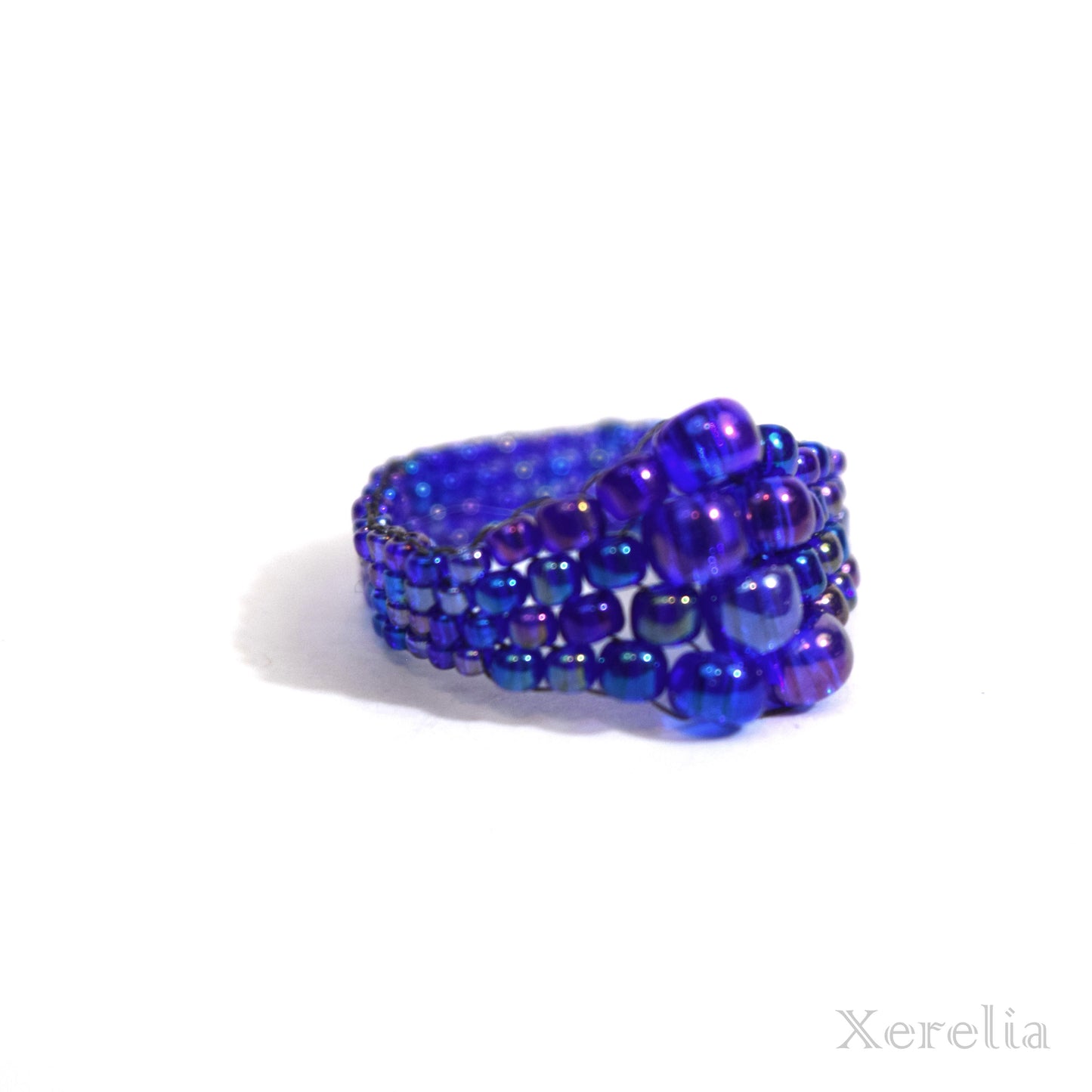 Brilliant Blue Bubble Ring