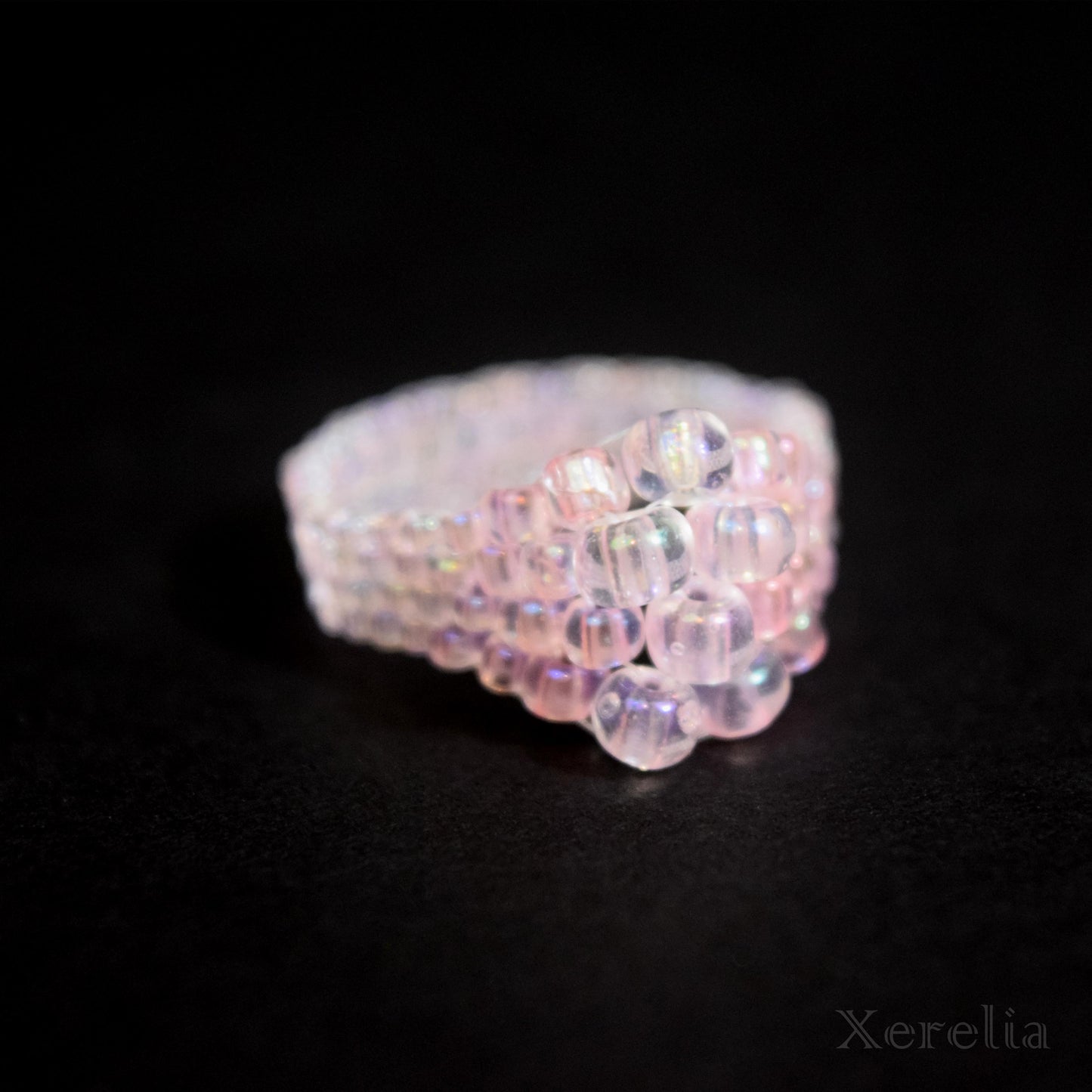 Pale Pink Bubble Ring