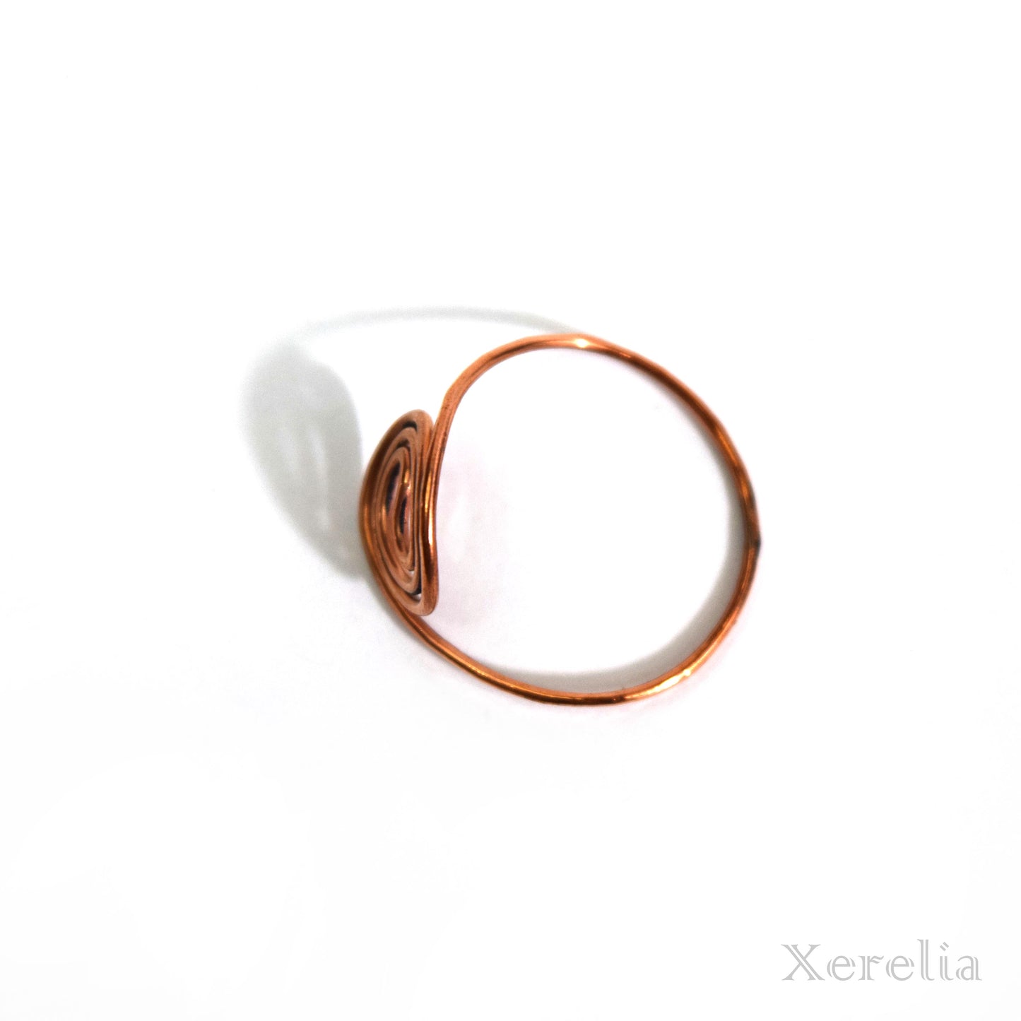 Spiral Copper Ring