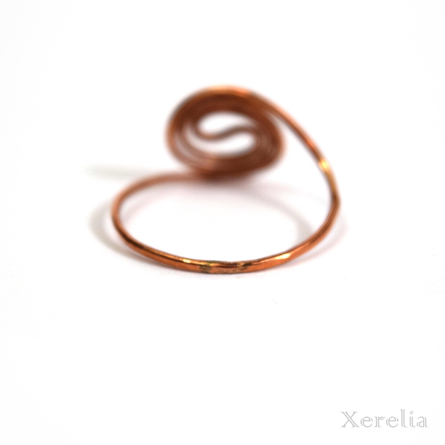 Spiral Copper Ring