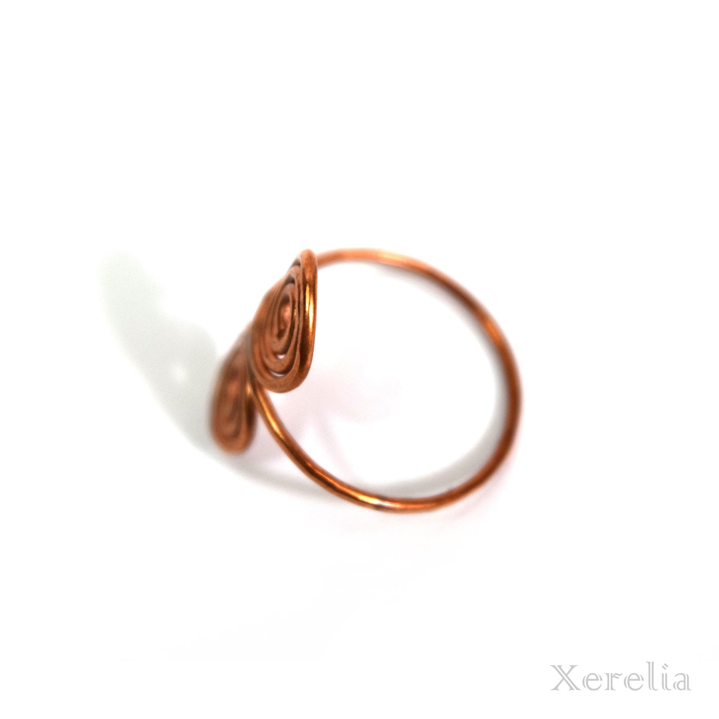 Small Copper Tight Coil Ring