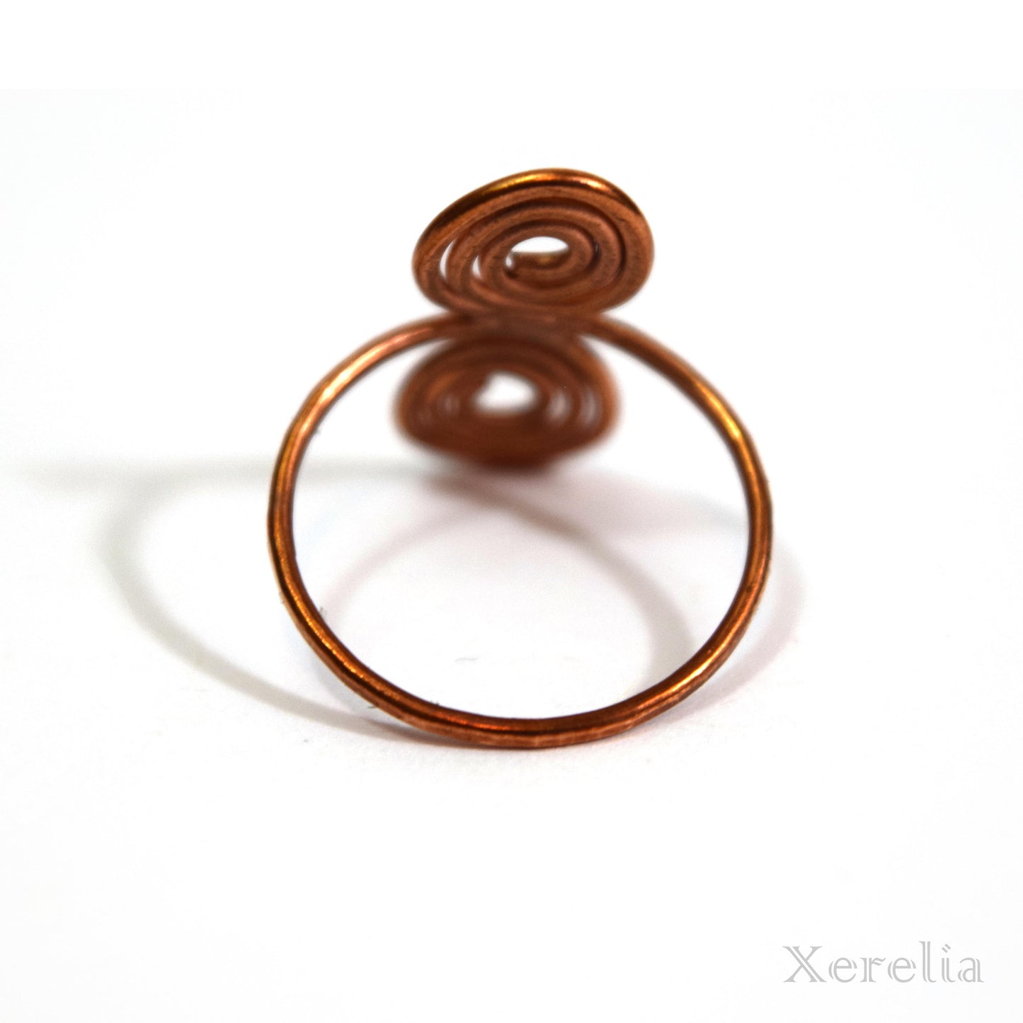 Small Copper Tight Coil Ring