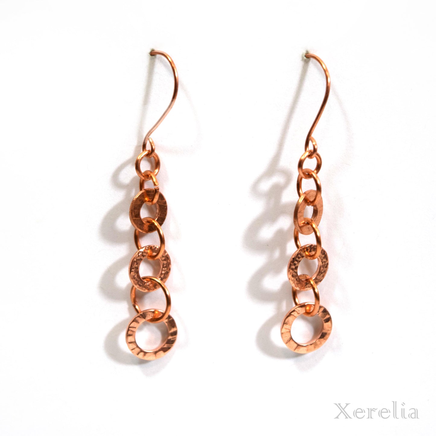 Copper Circles Earrings