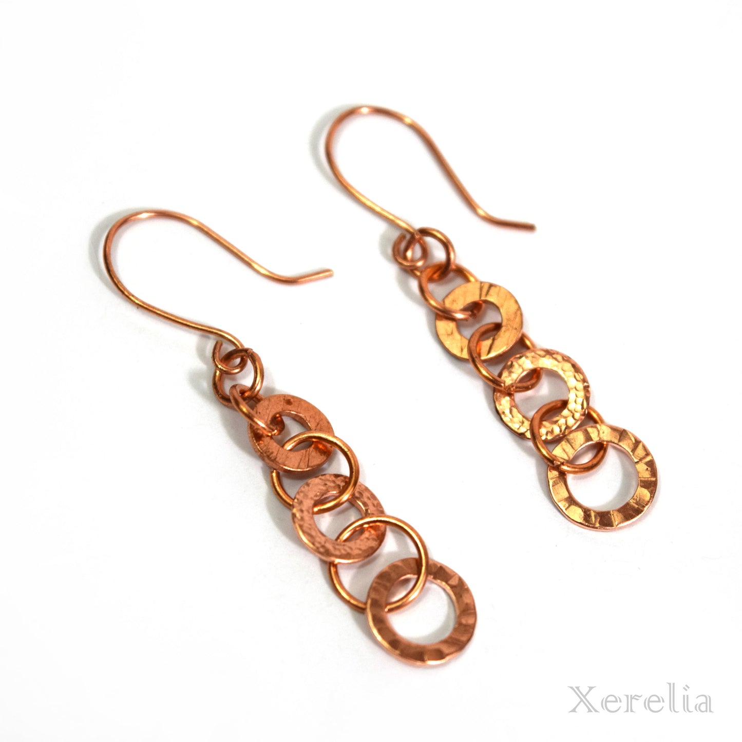 Copper Circles Earrings