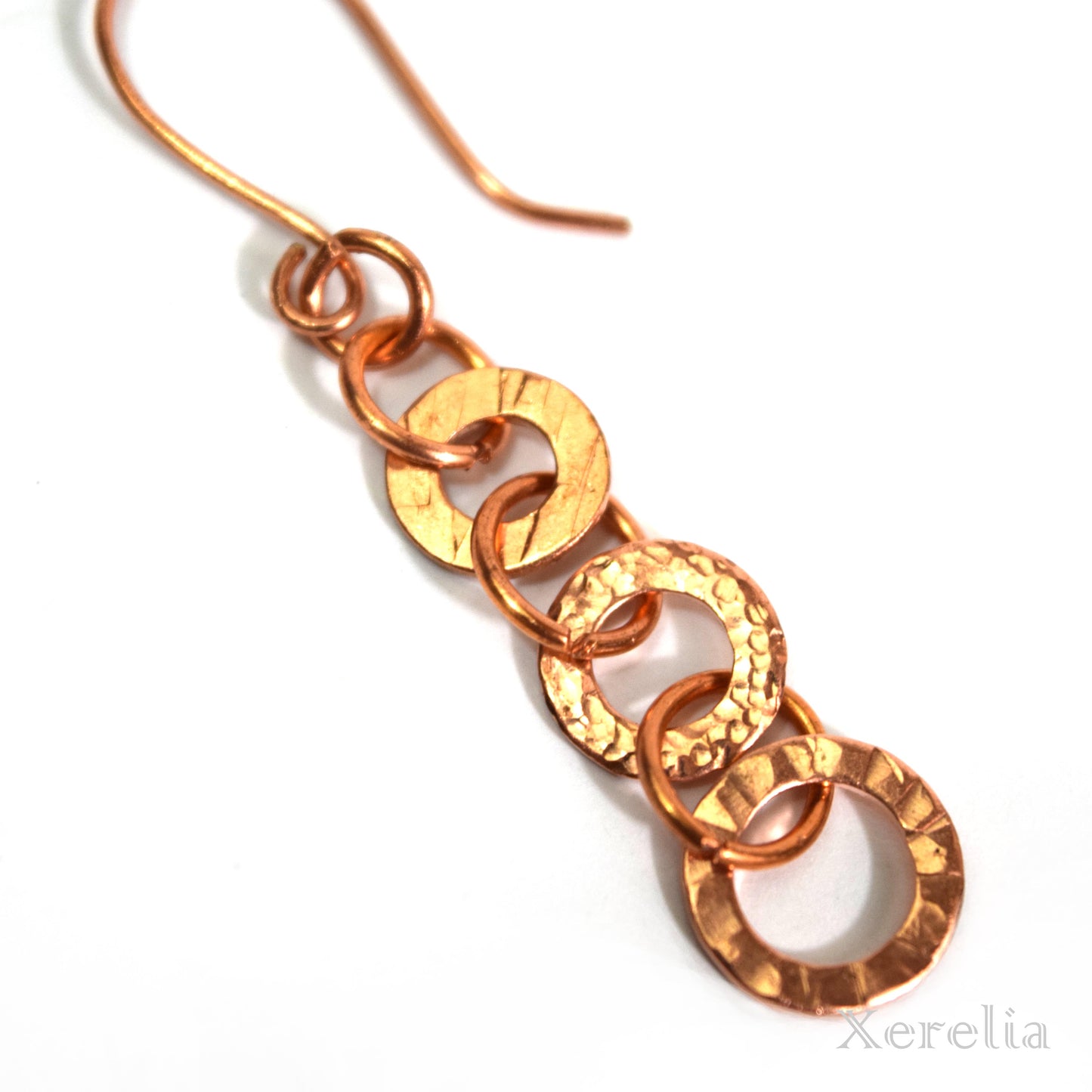 Copper Circles Earrings