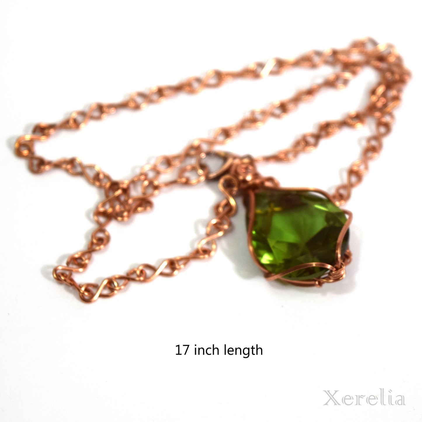 Pear Shaped Faux Zultanite Necklace