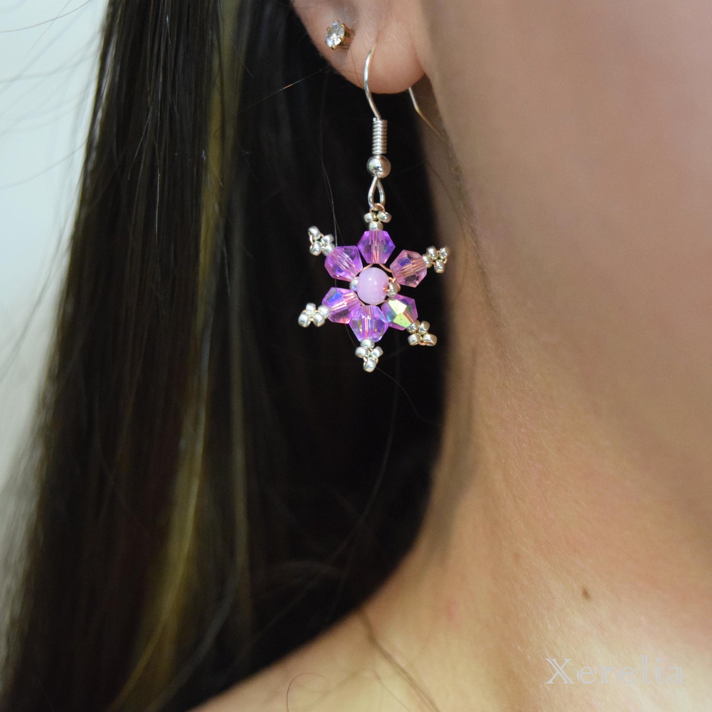 Crystal Star Earrings