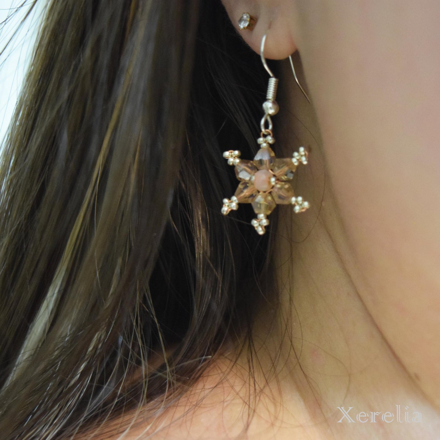 Crystal Star Earrings