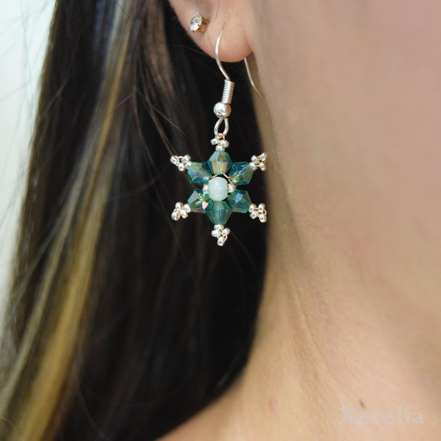 Crystal Star Earrings