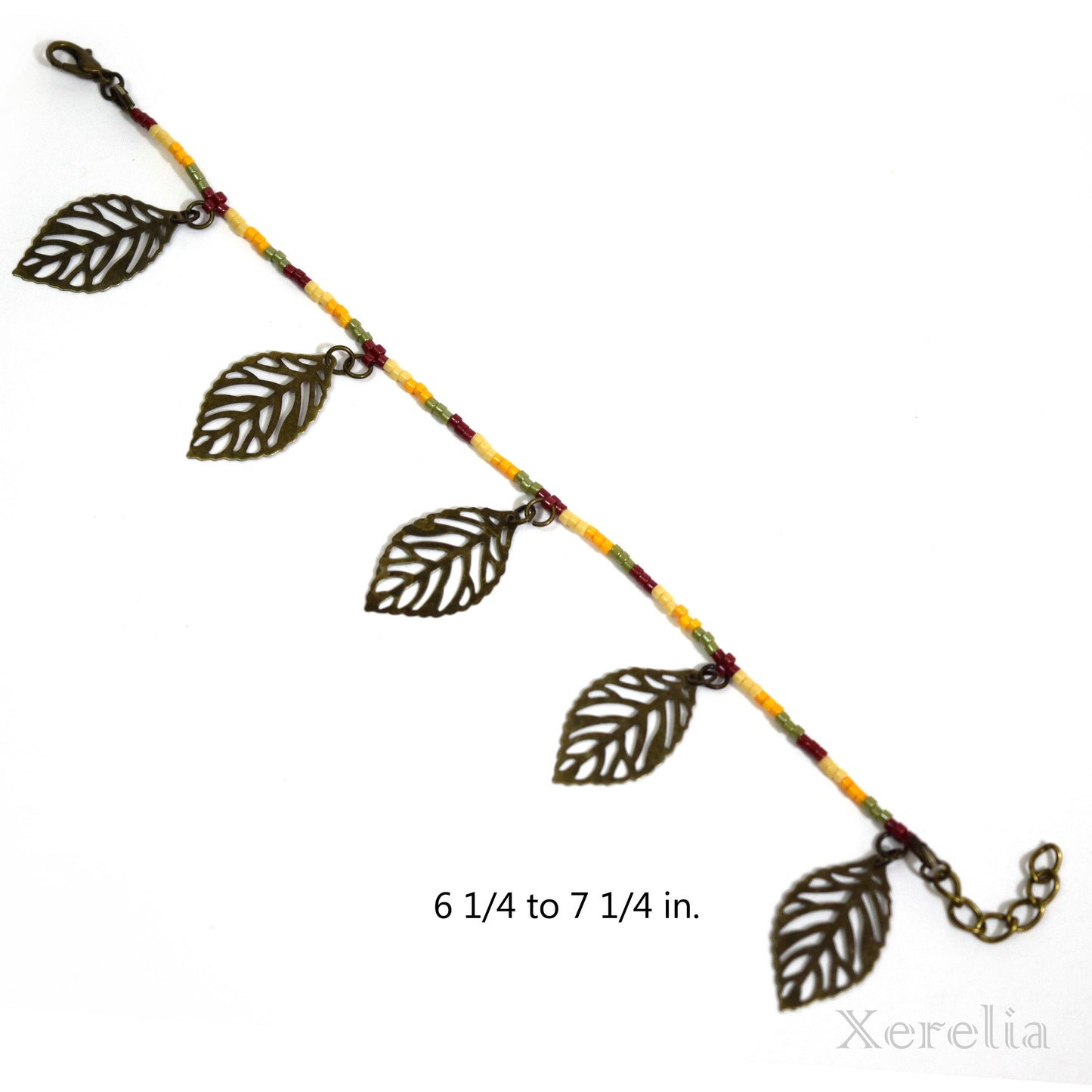 Bronze Leaf Bracelet