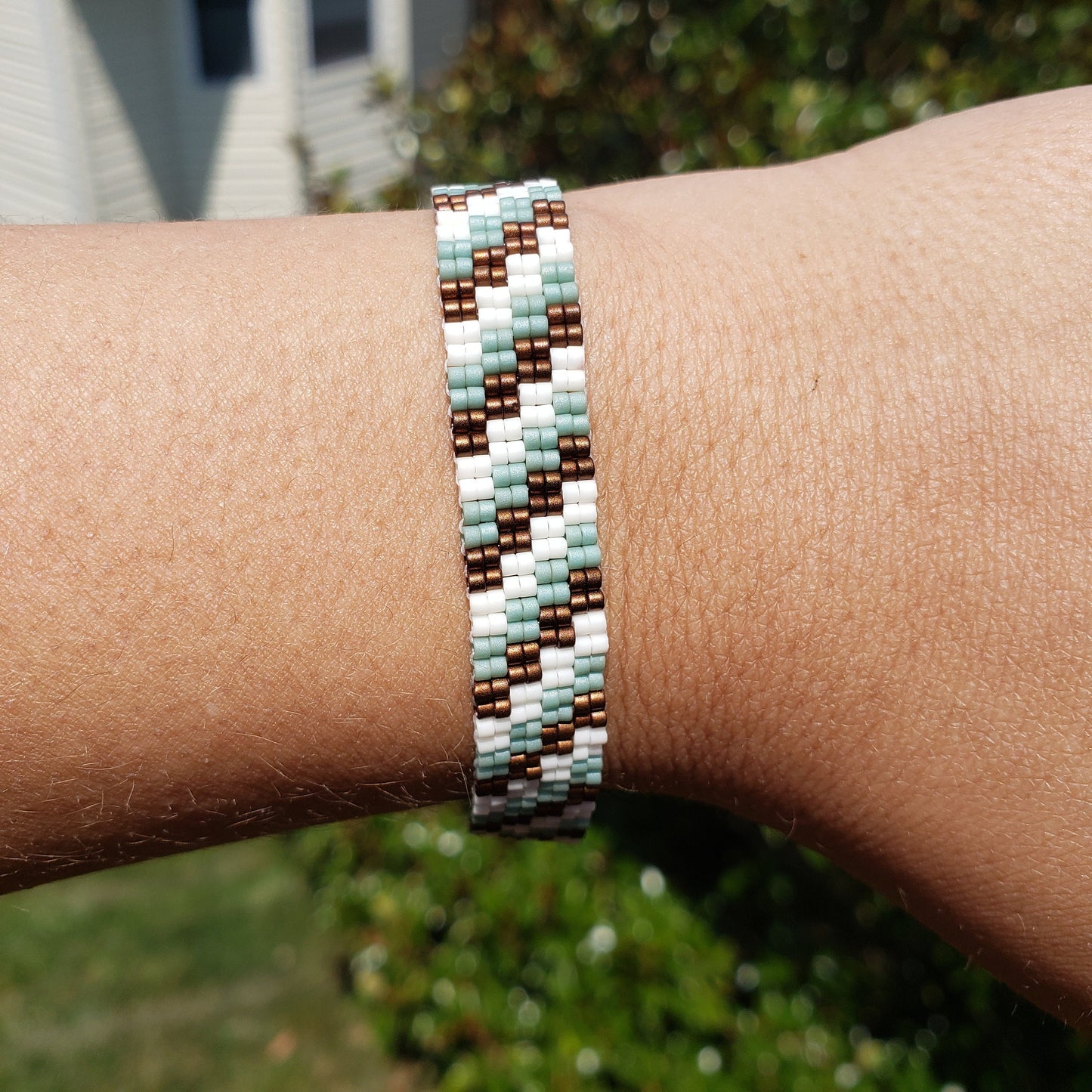 Sage Staircase Bracelet