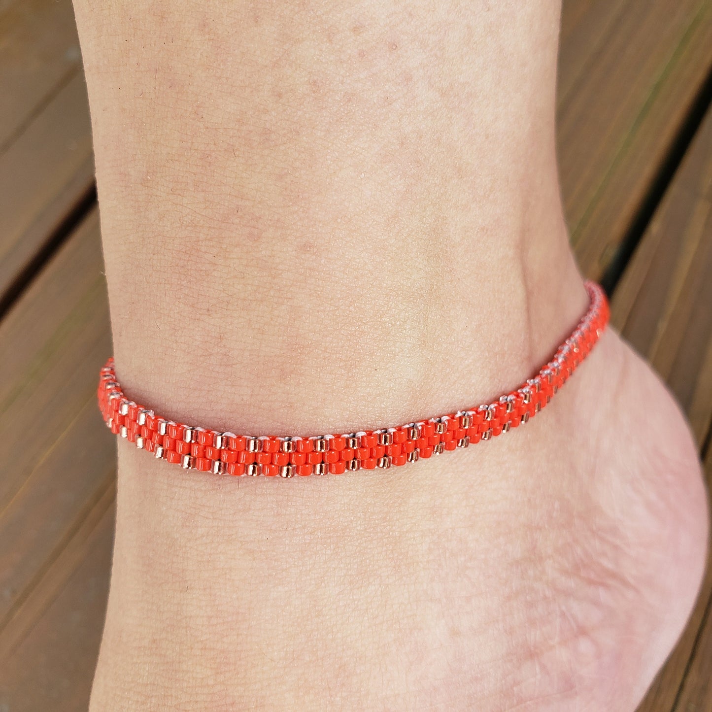 Vermillion Anklet