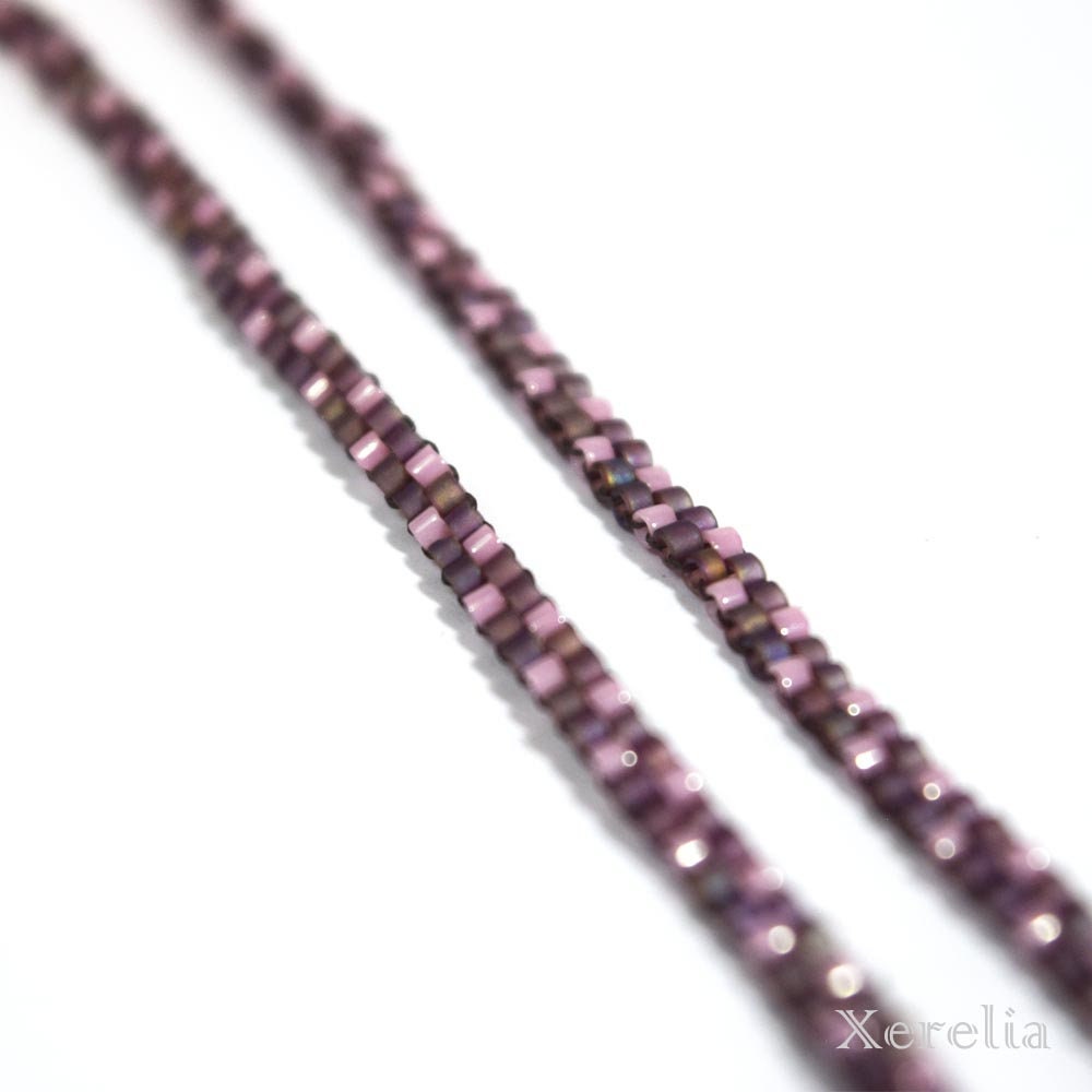 Dusty Purple and Rose Anklet