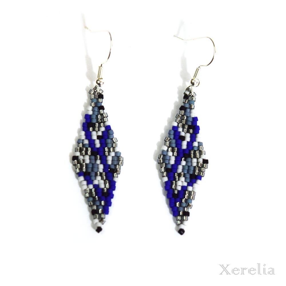 Blue Branches Earrings