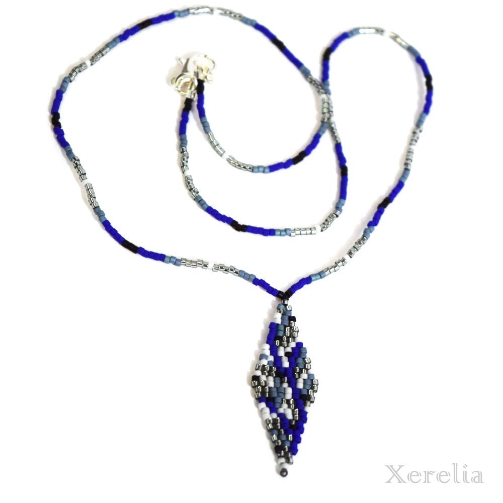 Blue Branches Necklace