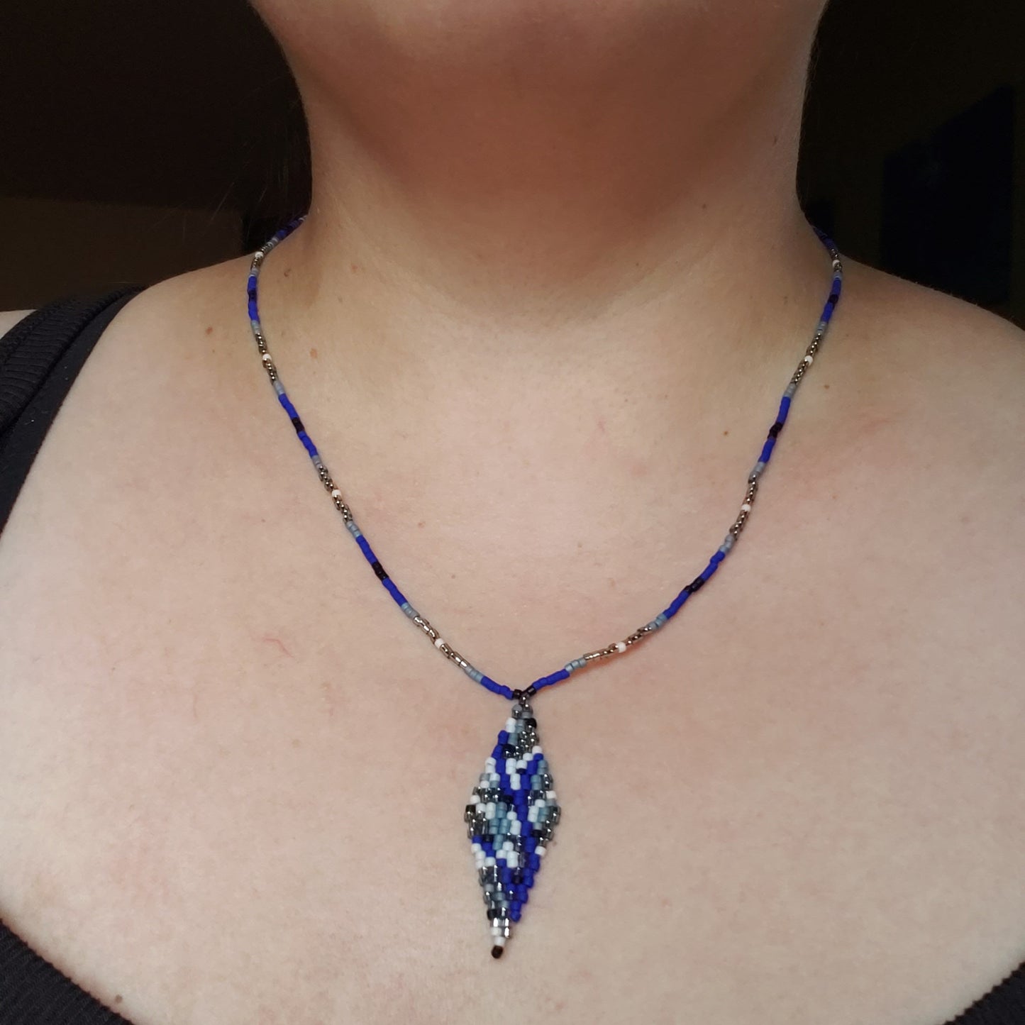 Blue Branches Necklace