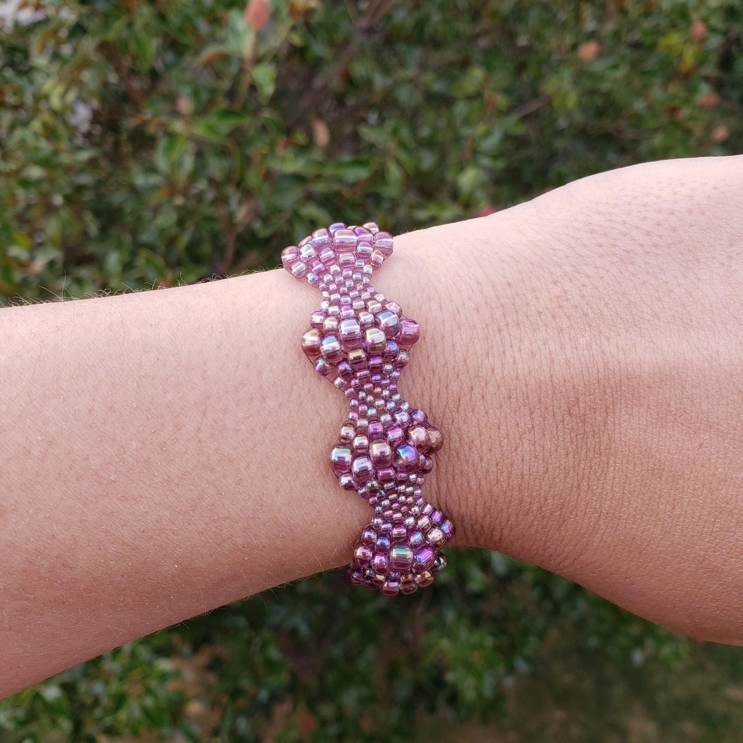 Muted Violet Bubble Bracelet