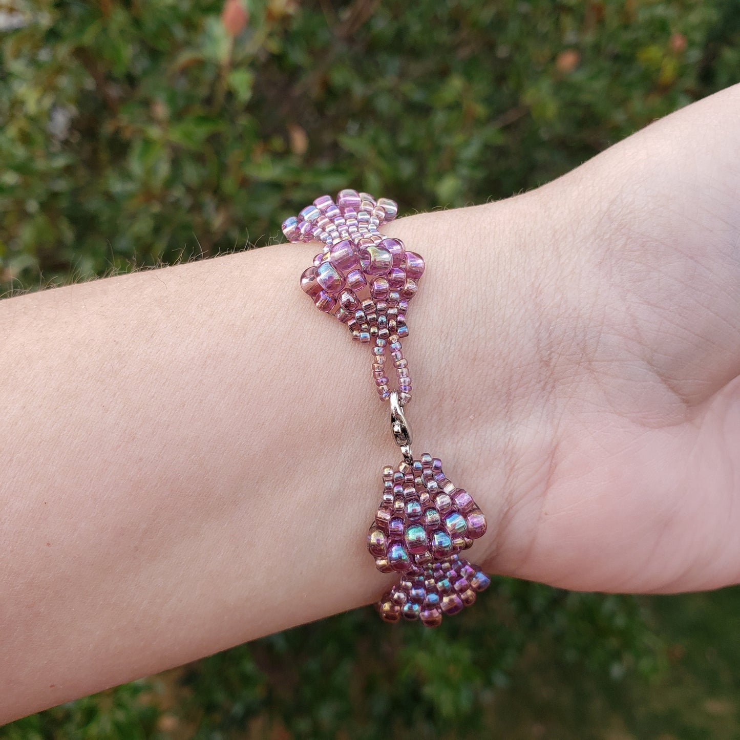 Muted Violet Bubble Bracelet