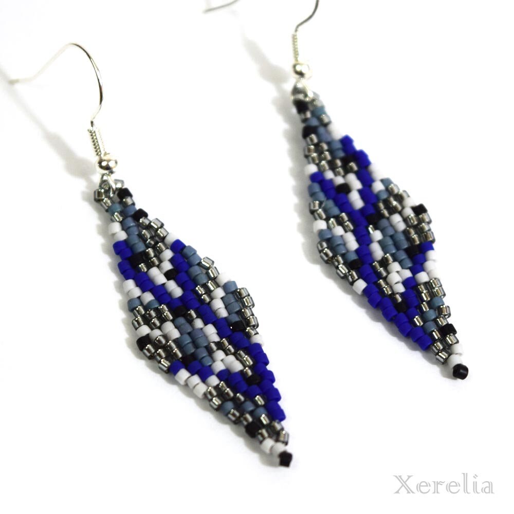 Blue Branches Earrings