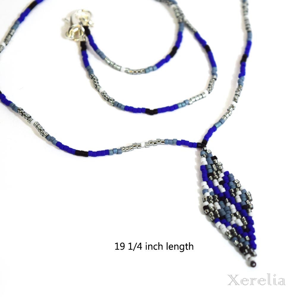 Blue Branches Necklace