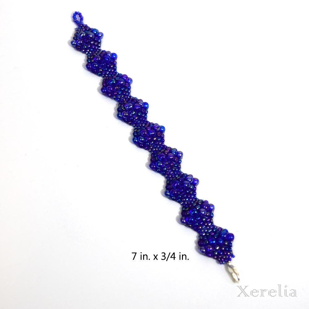 Brilliant Blue Bubble Bracelet