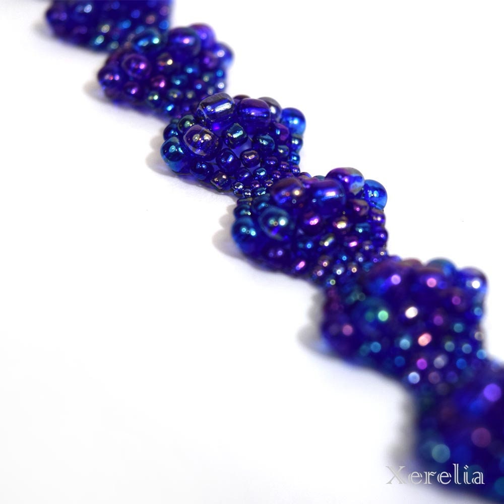 Brilliant Blue Bubble Bracelet