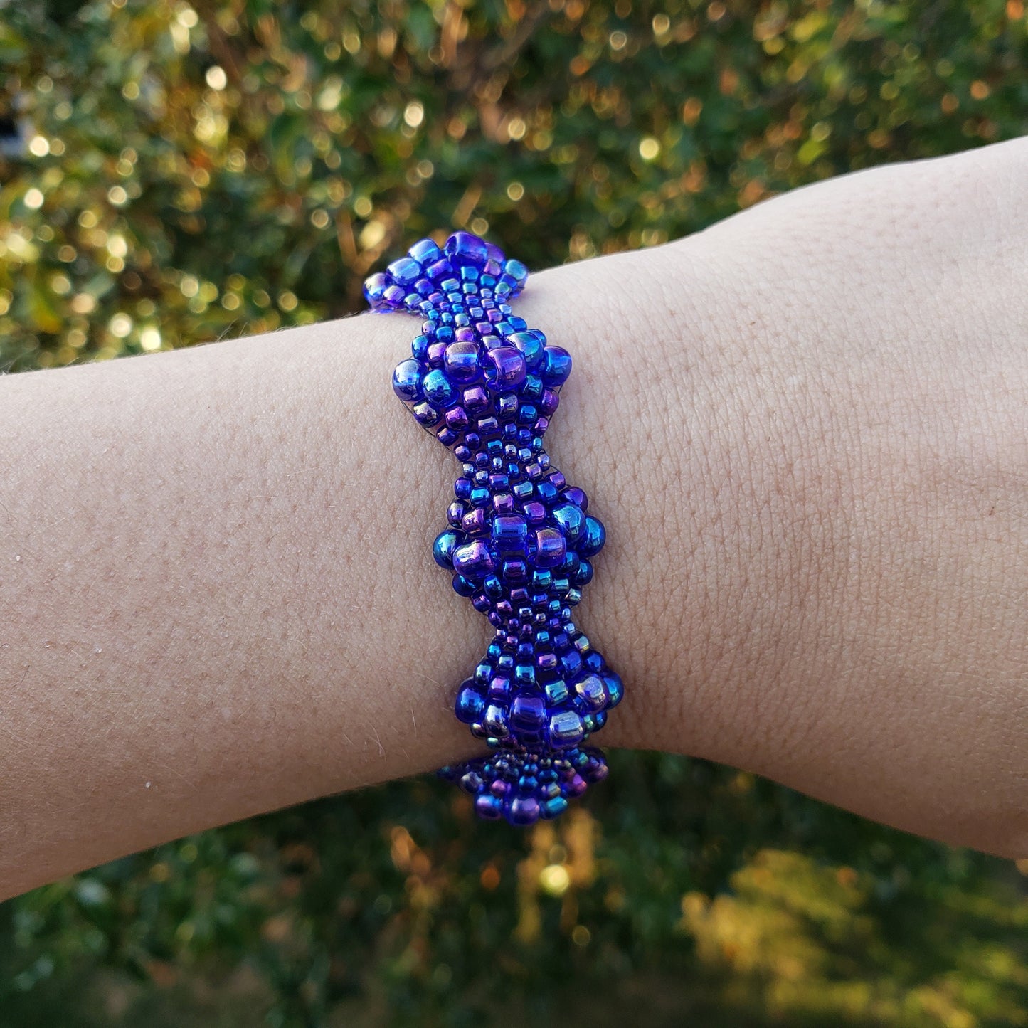 Brilliant Blue Bubble Bracelet