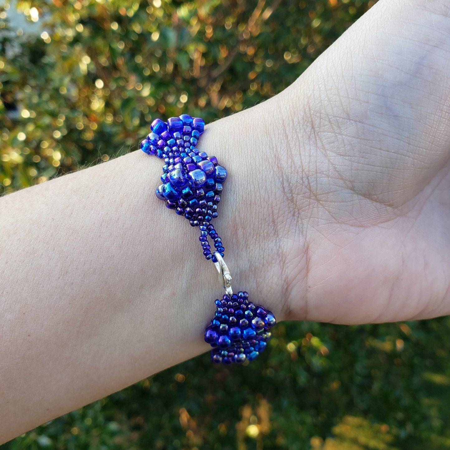 Brilliant Blue Bubble Bracelet