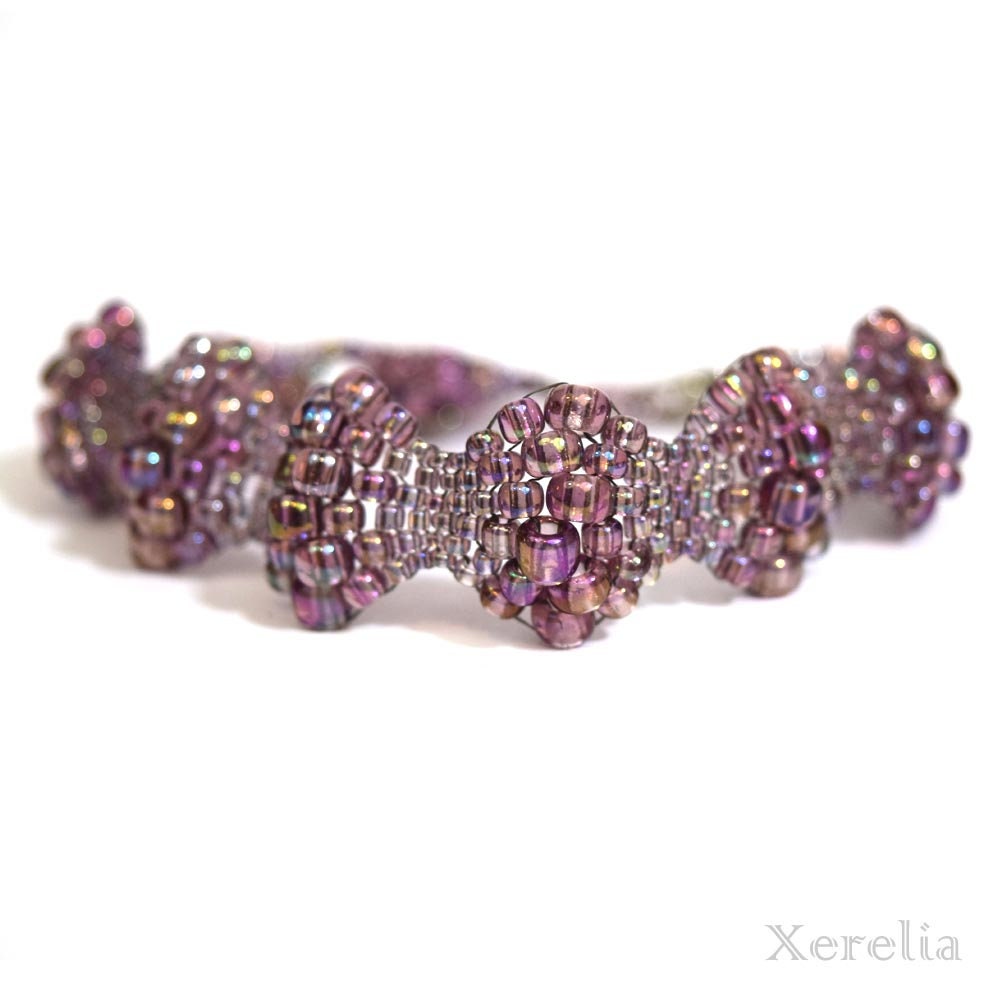 Muted Violet Bubble Bracelet