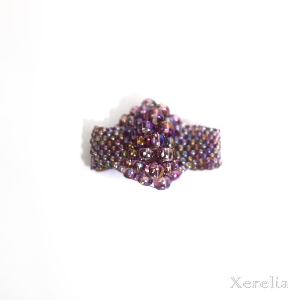 Muted Violet Bubble Ring