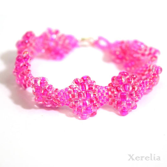 Bright Pink Bubble Bracelet