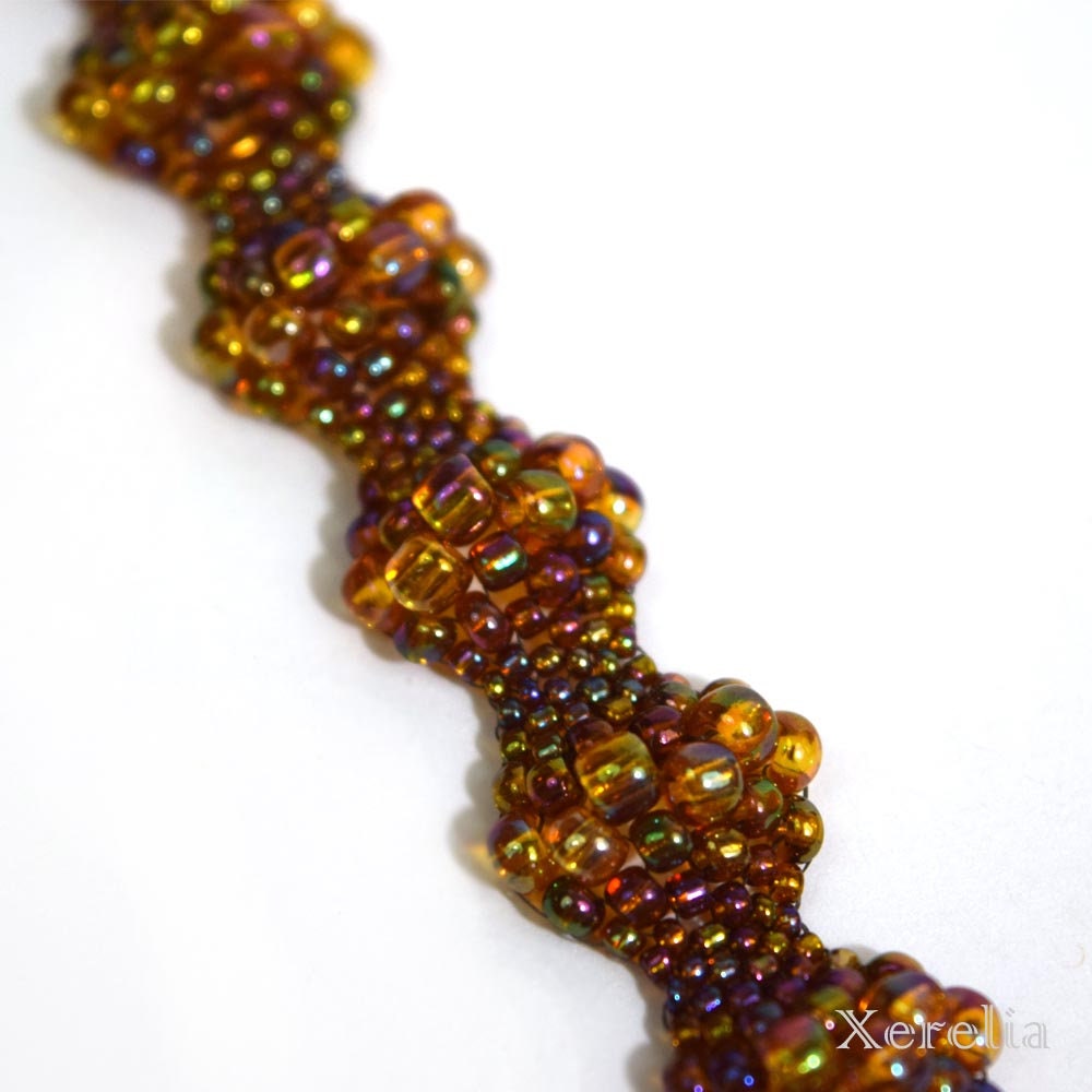 Coffee Colored Bubble Bracelet