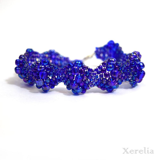 Brilliant Blue Bubble Bracelet