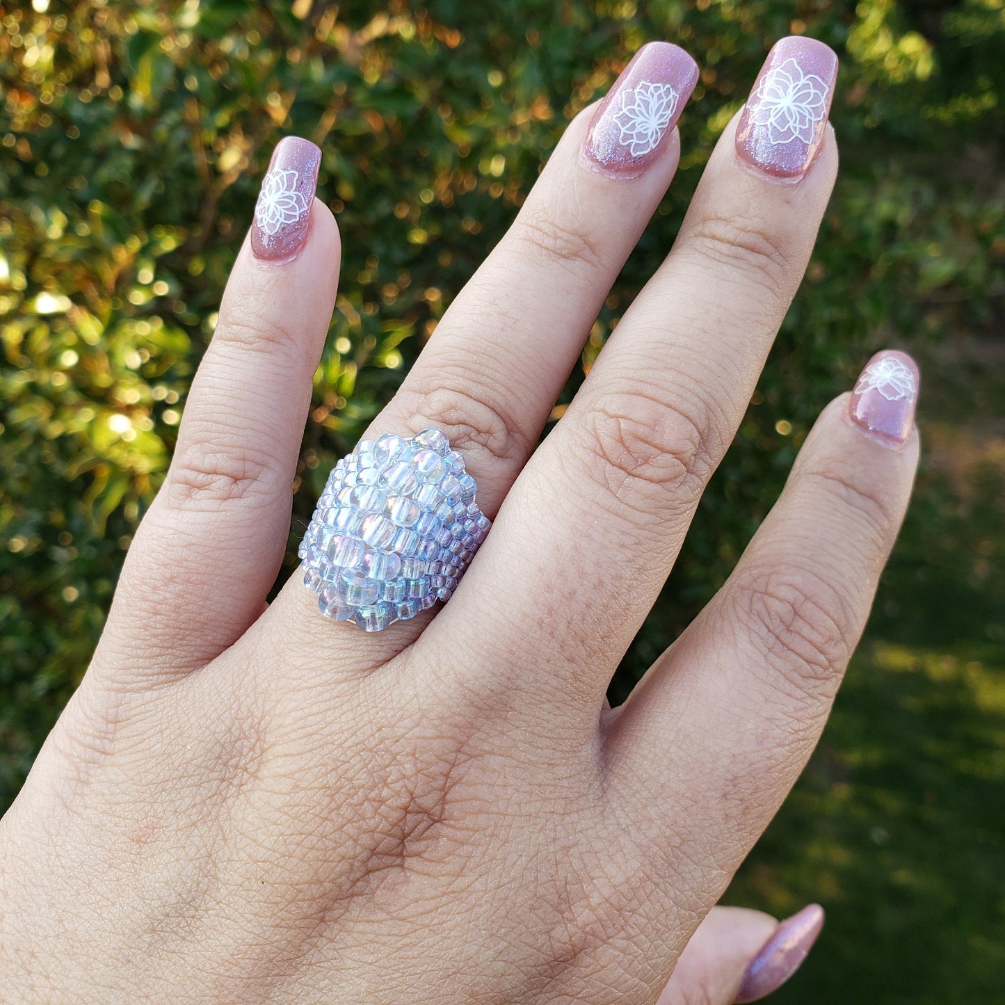 Baby Blue Bubble Ring